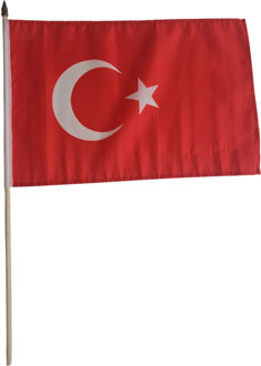 Luxe zwaaivlag Turkije