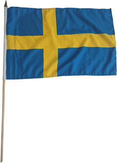 Luxe zwaaivlag Zweden