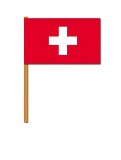 Luxe zwaaivlag Zwitserland