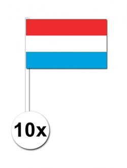 Luxemburg zwaai vlaggetjes 10 stuks