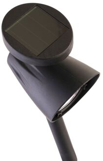 Luxform Lazise - Solar tuinverlichting - 12x8x25 cm - Black/Warm White