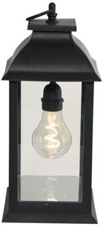 Luxform Tafellamp op batterijen LED Black Lantern A60 Zwart