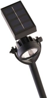 Luxform Zamora - Solar tuinverlichting - 6x8x29 cm - Black/Warm White