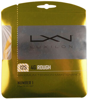 Luxilon 4G Rough Set Snaren 12,2m goud - 1.25