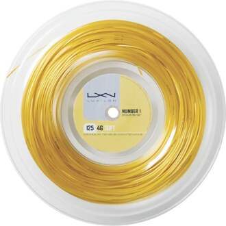 Luxilon 4G Soft Rol Snaren 200m-Goud - 1.25
