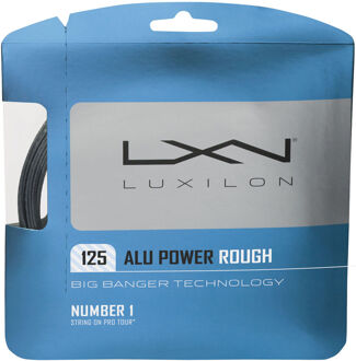 Luxilon Alu Power Rough Set Snaren 12,2m-Zilver - 1.25