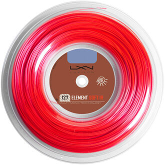 Luxilon Element IR Soft Rol Snaren 200m rood - 1.27