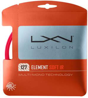 Luxilon Element IR Soft Set Snaren 12,2m rood - 1.27