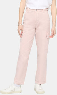 Luxtwill High Rise Cargo Broek Dames Roze - 28/31