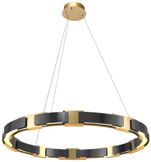 Luxury Black Stainless Steel Chandelier Pendant Kitchen Gold Decoration Living Room Modern LED Luminaire Suspension Dining Room