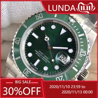 Luxury Brand Ceramic Bezel Mens Mechanical Stainless Steel Automatic Men Watch Sports Designer Watches Wristwatches 116610