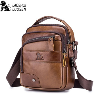 Luxury Brand Genuine leather Men Messenger Bags quality Guarantee Business Casual Handbag Male Shoulder Bag Large Capacity