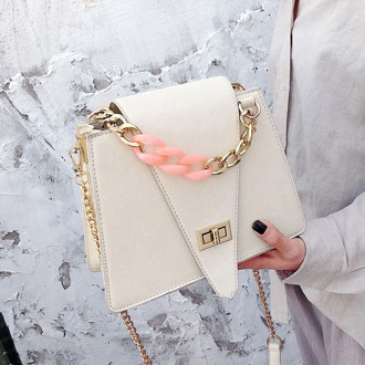 Luxury brand handbag 2019 fashion new quality PU leather Women's Designer Handbag Chain Tote bag Lock Shoulder Messenger Bag