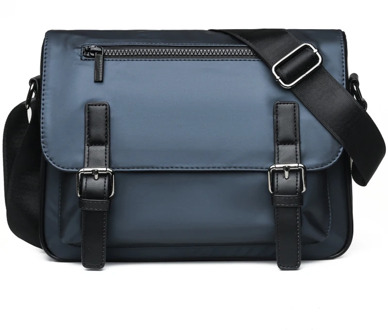 Luxury Brand Men Bag Oxford Casual Messenger Bag Summer Fashion Business Man Shoulder Bags Male Crossbody Bags For Men Blue Flap