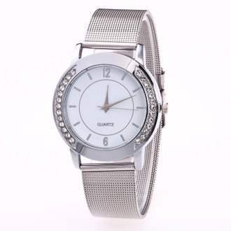 Luxury Brand Quartz Watch Women Crystal Golden Stainless Steel Analog Wrist Watches Analog Clock Women Gift Montre Femme 2020