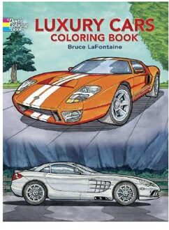 Luxury Cars Coloring Book