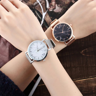 Luxury Casual Quartz Ladies Watch Stainless Steel Band Wrist Watch Minimalist Women Marble Dial Watch Bracele Reloj Mujer Montre