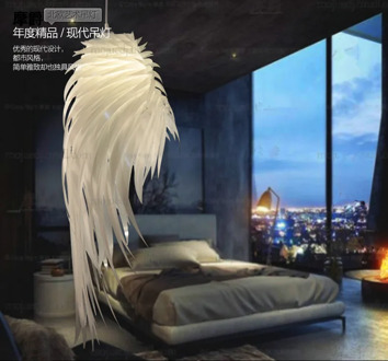 Luxury Chandeliers Modern Creative Industrial Bedroom Room Dining Room Romantic Angel Wings Feathers Droplight With Tracking