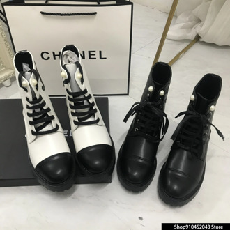 Luxury Designer Brand Chanel Classic Fashion Boots Men's Shoes Women's Shoes Highest Quality Genuine Leather Material Packaging