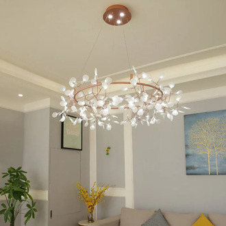 Luxury firefly led chandelier Lamp Fixture living room Dinning Room Home Decor modern Suspension G4 Luminaria Lustres hanglamp