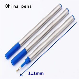 Luxury pen quality 520 log wood Business office Rollerball Pen School student stationery Supplies Ball point Pens 3stk ink blauw
