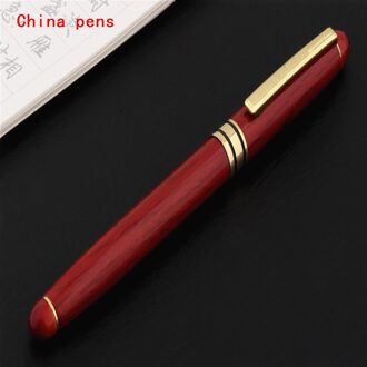 Luxury pen quality 520 log wood Business office Rollerball Pen School student stationery Supplies Ball point Pens