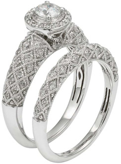 Luxury Solid S925 Sterling Silver Ring Natural White Diamond Jewelry Bizuteria Classic Silver 925 Jewelry Rings Box