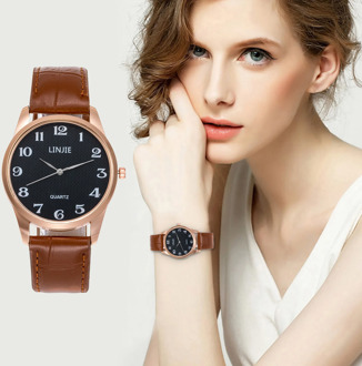 Luxury Women Watch Fashion Christmas Stainless Steel Dial Quartz Wrist Watch Leather Band Outdoor Wrist Clock Watch Reloj Mujer