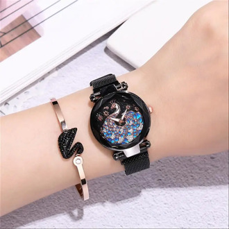 Luxury Women Watches Magnetic Peacock Female Clock Quartz Wristwatch Fashion Ladies Wrist Watch Reloj Mujer Relogio Feminino
