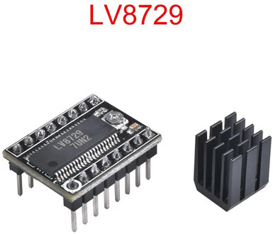 LV8729 Stepper Motor Driver With Heat Sink Replace A4988 DRV8825 Compatible With MKS Gen V1.4 Ramps 1.6 1.4 1.5 3D Printer Parts