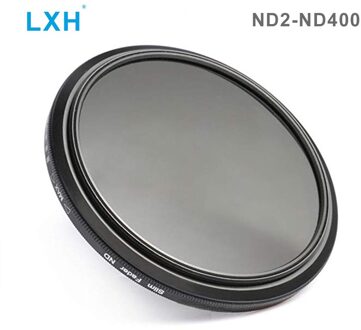 LXH 95mm ND2 om ND400 Slim Fader Variabele Neutral Density Lens Filter ND2-400 Verstelbare nd filter Voor Canon Nikon sony Camera