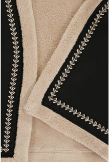 Lxs gilet with teddy voor dames in de kleur Zwart - S / M