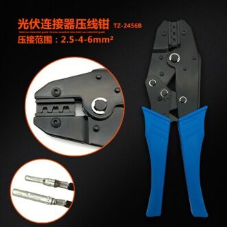 LY-2546B MC4 Tang Lijn Fotovoltaïsche Capaciteit 2.5 / 4 / 6mm2 14-10AWG Connector Set Solar D1 Lijn Snijgereedschap TZ-2546B