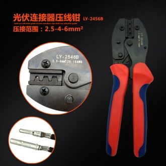 LY-2546B MC4 Tang Lijn Fotovoltaïsche Capaciteit 2.5 / 4 / 6mm2 14-10AWG Connector Set Solar D1 Lijn Snijgereedschap