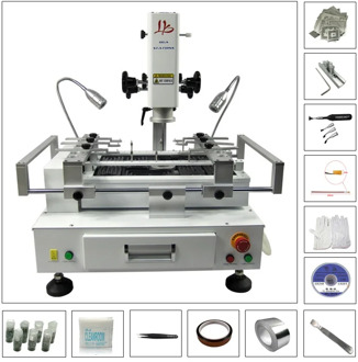LY R690 V.2 V.3 BGA Rework Station solder stations with 810 pcs directly heating stencil tool kit solder ball pack