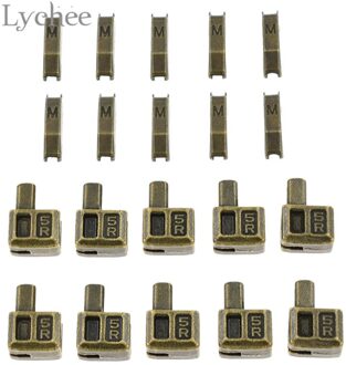 Lychee Leven 10 Sets Metalen Reparatie Rits Stopper Open Einde Rits Stopper DIY Naaien Rits Accessoires voor Kleding 2