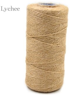Lychee Leven 100 Meter DIY Natuurlijke Hennep Touw Koord Jute touw Touw Kleding Naaien Stof Cords