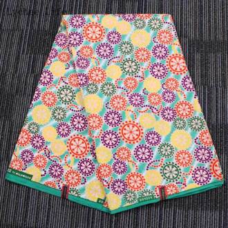 Lychee Leven 1Yard Afrikaanse Polyester Wax Prints Stof Ankara Real Wax Reuzenrad Naaien Stof Voor Vrouwen Party Dress ambachten