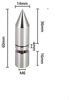 Lyele 316L Rvs Speaker Voet Nail High-End Audio Statief Schokdemper Voet Nail Pad Beige