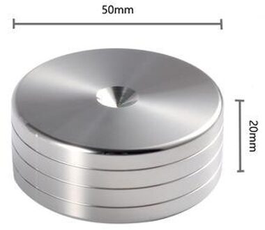 Lyele 316L Rvs Speaker Voet Nail High-End Audio Statief Schokdemper Voet Nail Pad Grijs