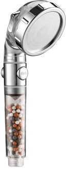 Lyfead Douchekop Met Stop Knop 3 Modes Verstelbare Spa Douchekop Kan Vervangen Filter Ballen