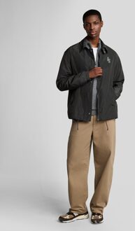 Lyle & Scott 1/4 Zip gebreide trui - Grijs