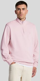 Lyle & Scott 1/4 Zip Sweatshirt - Roze Zout