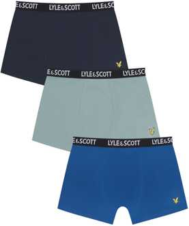 Lyle & Scott 3-pack Core zwembroek in blauw - maat