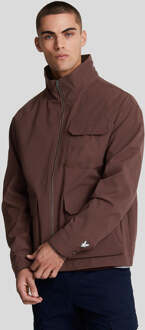 Lyle & Scott 3 Pocket Softshell Jas - Rubber Rood