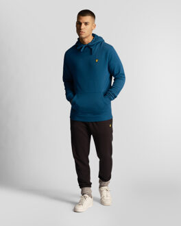 Lyle & Scott apres-marineblauwe pull-over hoodie Navy