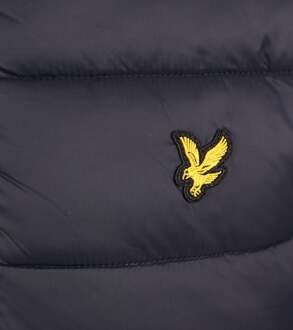 Lyle & Scott Baffle Jas Navy Blauw - L,XL