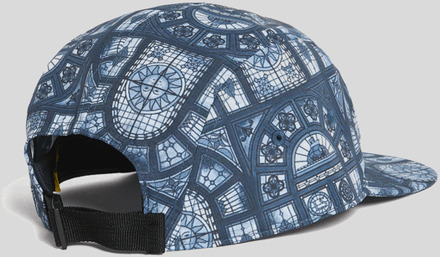 Lyle & Scott Baseballpet met glas-in-loodprint - Marineblauw Navy - One Size