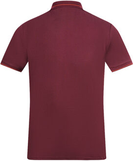 Lyle & Scott Battle Rust Branded Collar Polo Shirt - maat XS Bourgogne
