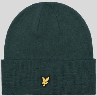 Lyle & Scott Beanie - Argyle Teal Veelkleurig
